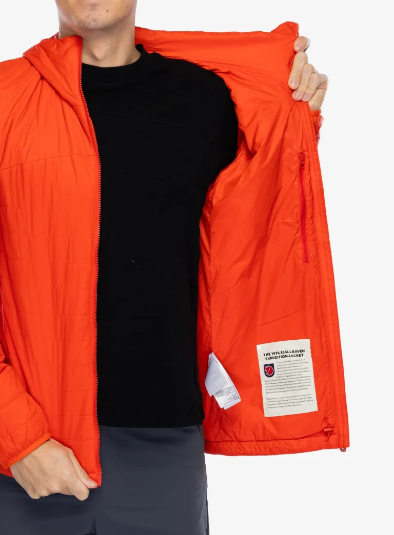 Preţ Geaca izolată Fjallraven Expedition X-latt Hoodie - flame orange