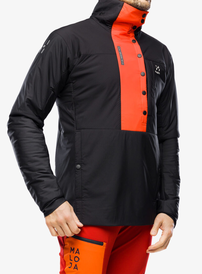 Geaca izolată Haglofs L.I.M ZT Breathe Insulated Jacket - true black/zenith red