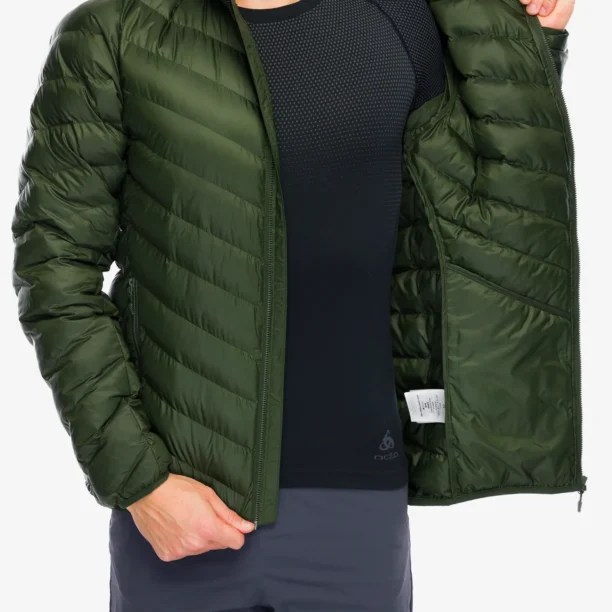 Preţ Geaca izolată Haglofs Sarna Mimic Hood - seaweed green