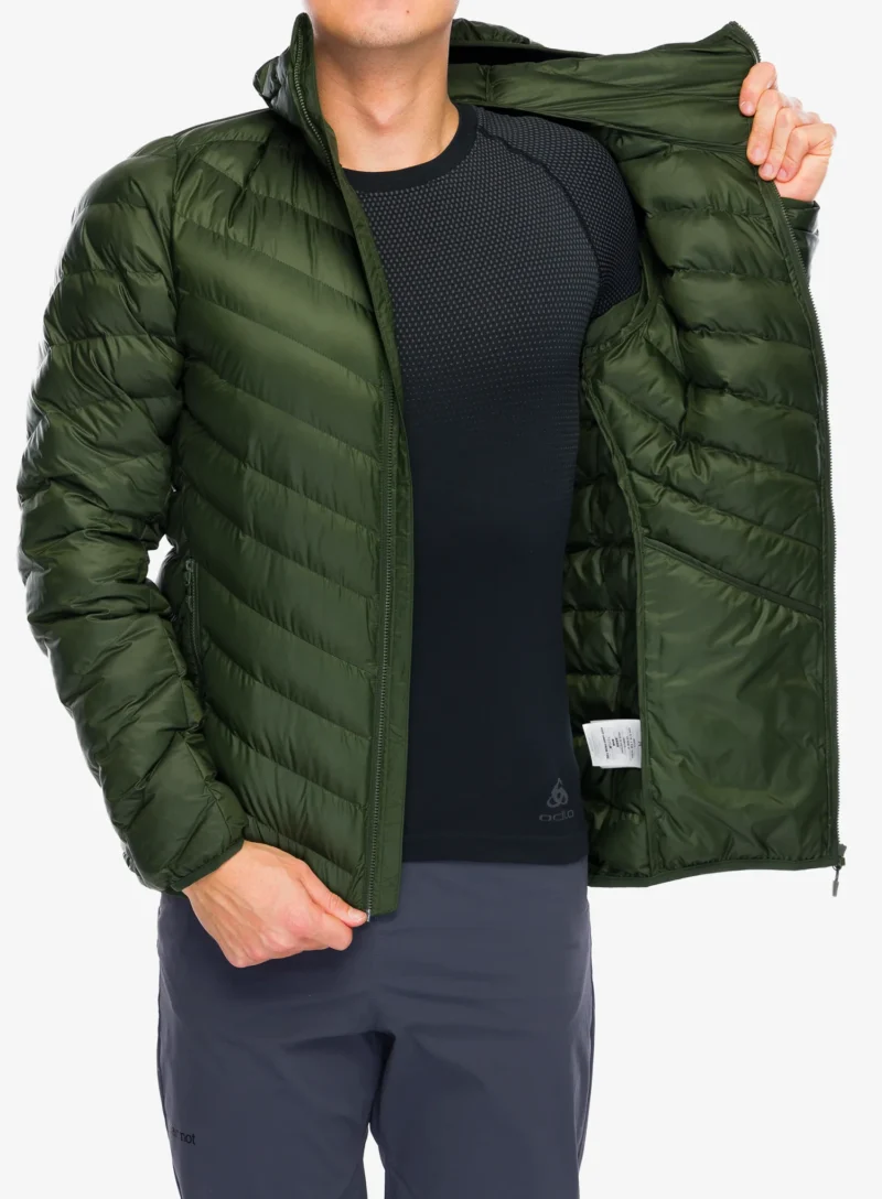 Preţ Geaca izolată Haglofs Sarna Mimic Hood - seaweed green