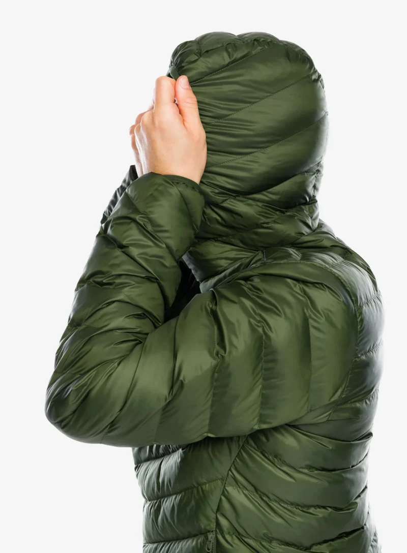 Original Geaca izolată Haglofs Sarna Mimic Hood - seaweed green