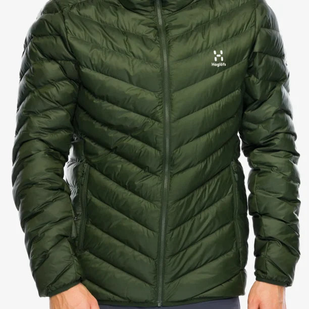 Geaca izolată Haglofs Sarna Mimic Hood - seaweed green