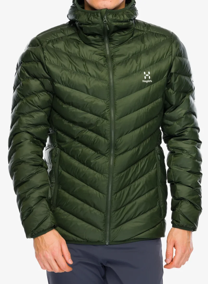 Geaca izolată Haglofs Sarna Mimic Hood - seaweed green