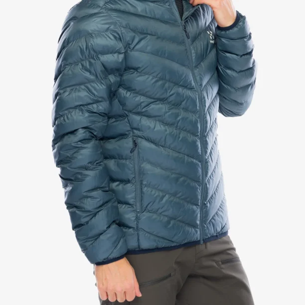 Cumpăra Geaca izolată Haglofs Sarna Mimic Hood - steel blue