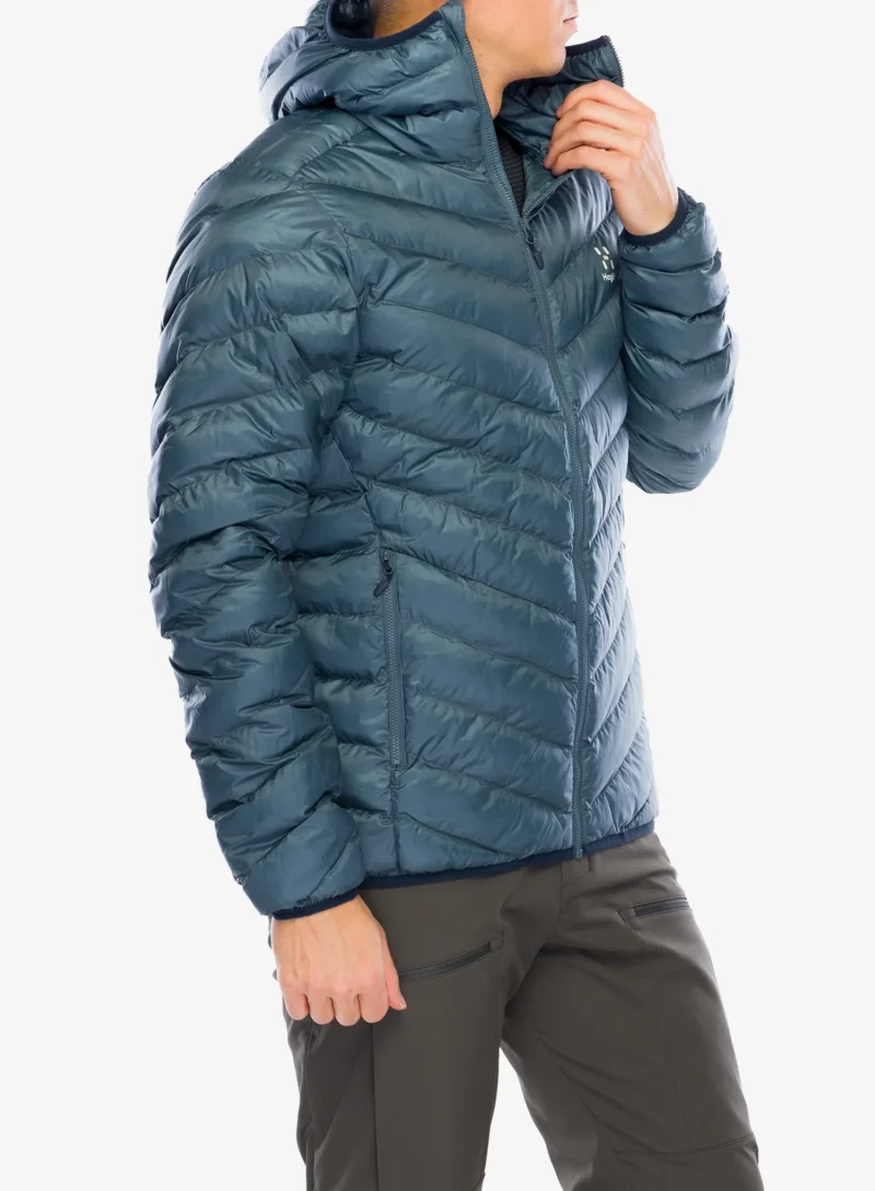 Cumpăra Geaca izolată Haglofs Sarna Mimic Hood - steel blue