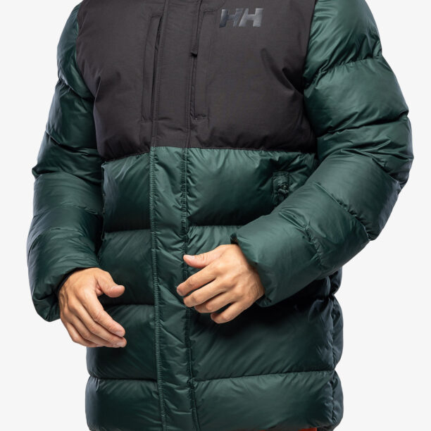 Geaca izolată Helly Hansen Active Puffy Long Jacket - darkest spruce/black