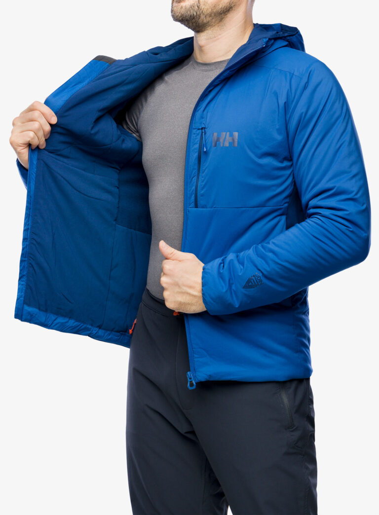 Original Geaca izolată Helly Hansen Odin Stretch Hooded Insulator - deep fjord