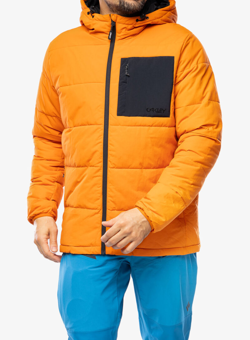 Geaca izolată Oakley Tahoe Puffy RC Jacket - burnt orange