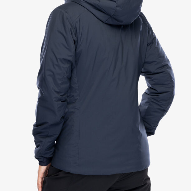 Geaca izolată pentru femei Arcteryx Atom Heavyweight Hoody - black sapphire preţ