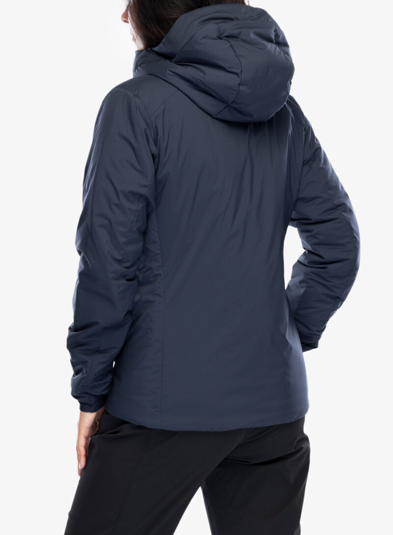 Geaca izolată pentru femei Arcteryx Atom Heavyweight Hoody - black sapphire preţ