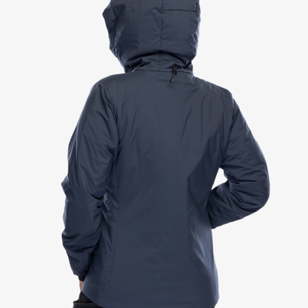 Original Geaca izolată pentru femei Arcteryx Atom Heavyweight Hoody - black sapphire