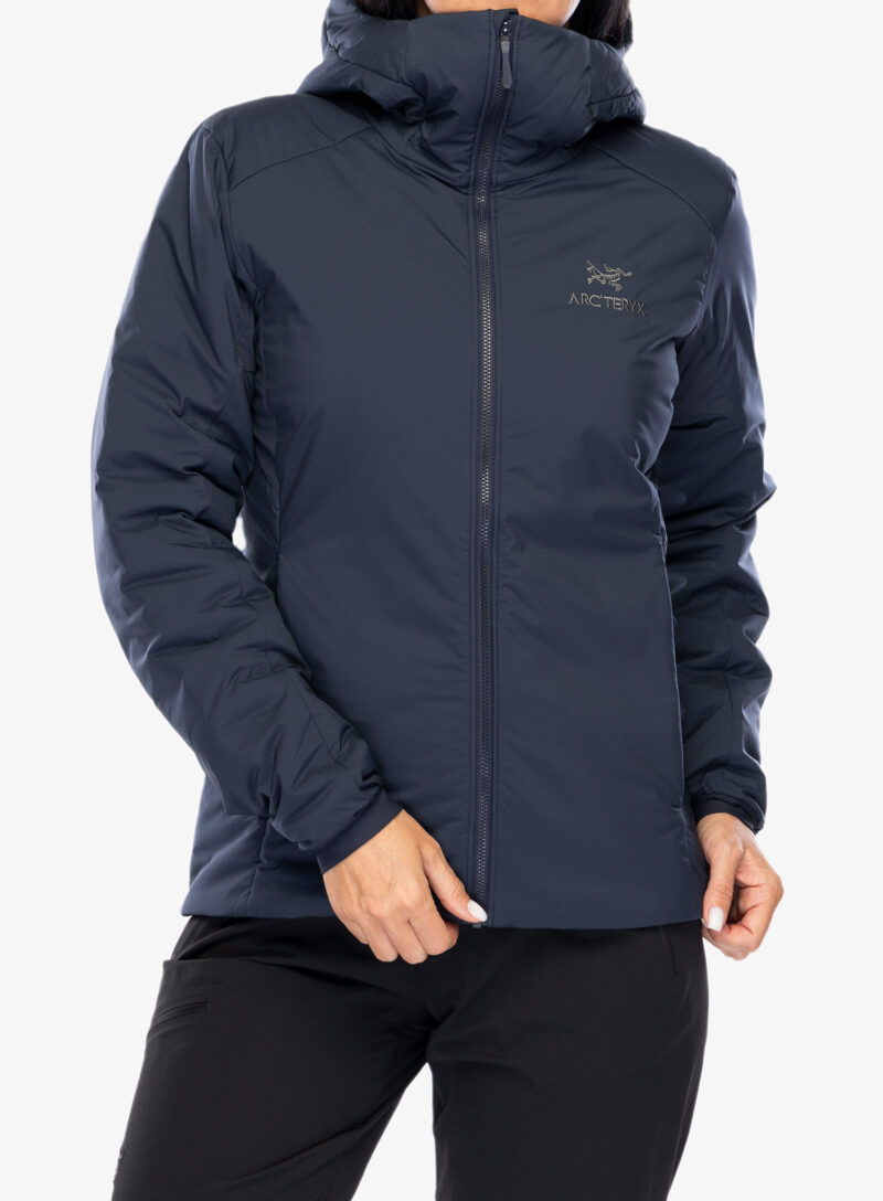 Geaca izolată pentru femei Arcteryx Atom Heavyweight Hoody - black sapphire