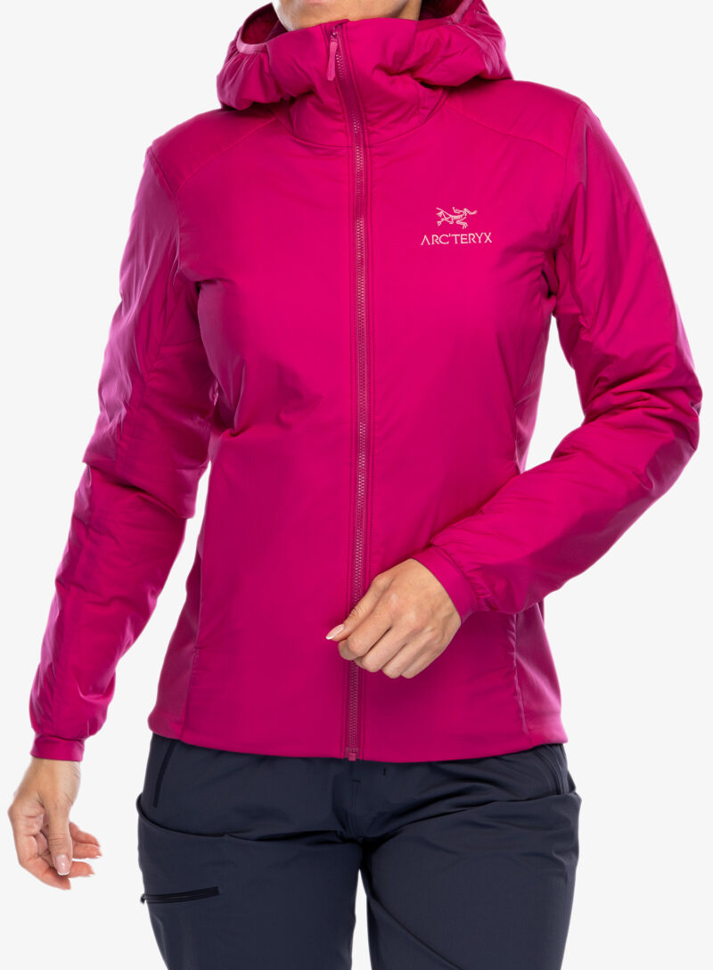 Geaca izolată pentru femei Arcteryx Atom Hoody - amaranthus