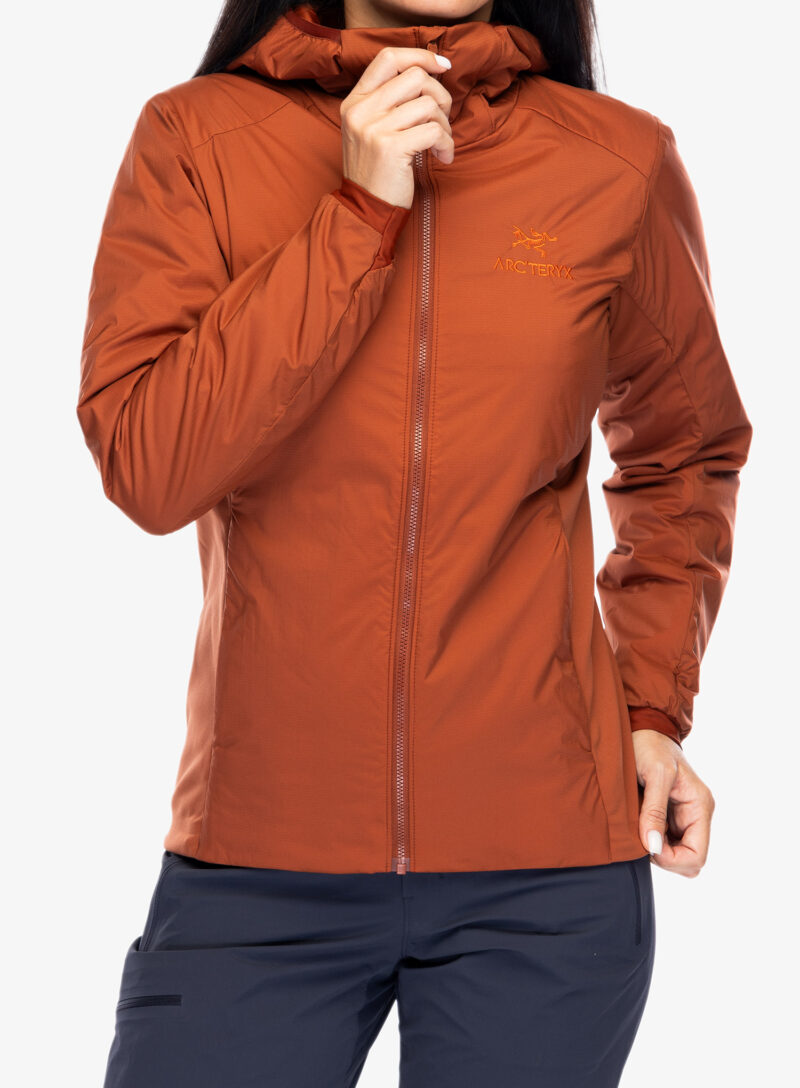 Geaca izolată pentru femei Arcteryx Atom Hoody - sequoia