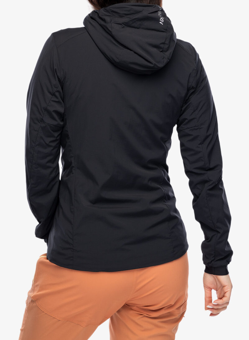 Preţ Geaca izolată pentru femei Arcteryx Proton Lightweight Hoody - black/black