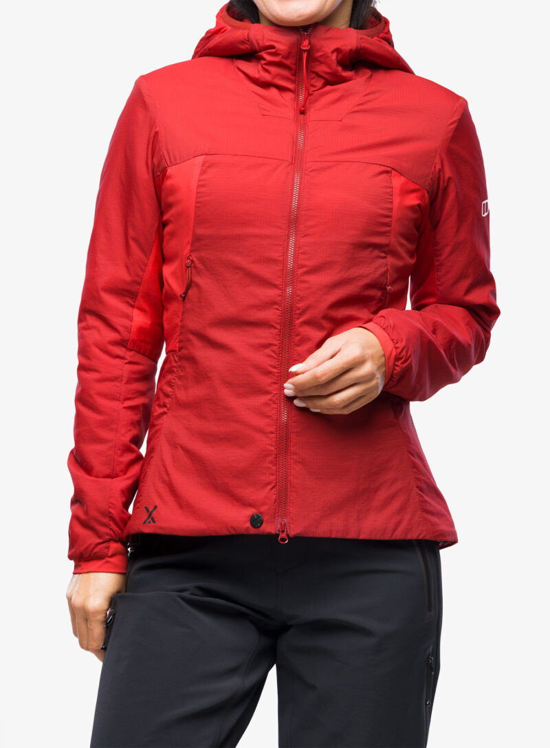 Cumpăra Geaca izolată pentru femei Berghaus MTN Seeker MW Synthetic Hoody - red dahlia/haute red