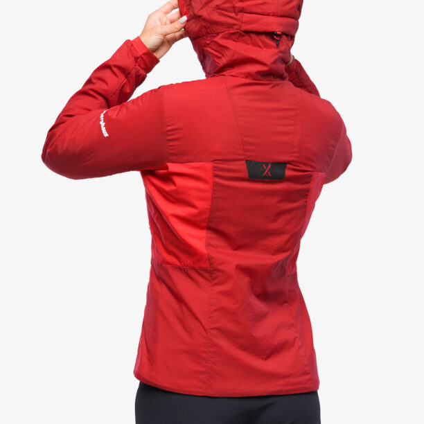 Original Geaca izolată pentru femei Berghaus MTN Seeker MW Synthetic Hoody - red dahlia/haute red