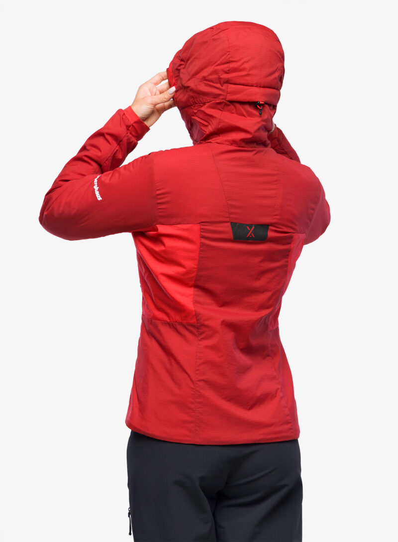 Original Geaca izolată pentru femei Berghaus MTN Seeker MW Synthetic Hoody - red dahlia/haute red