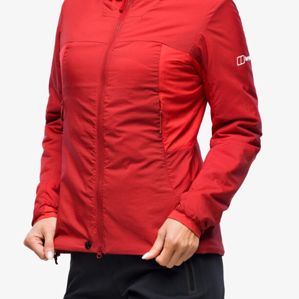 Geaca izolată pentru femei Berghaus MTN Seeker MW Synthetic Hoody - red dahlia/haute red