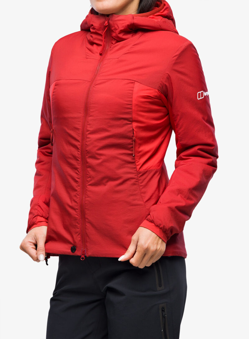 Geaca izolată pentru femei Berghaus MTN Seeker MW Synthetic Hoody - red dahlia/haute red