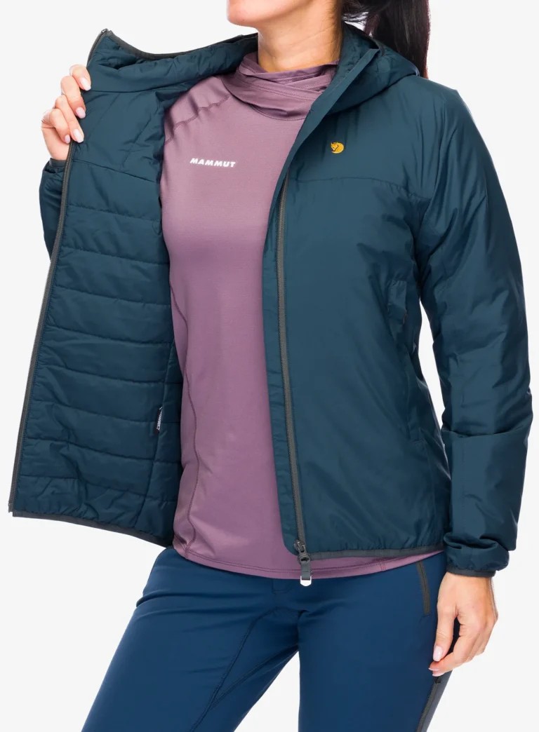 Geaca izolată pentru femei Fjallraven Bergtagen Lite Insulation Jkt - mountain blue - imagine 6