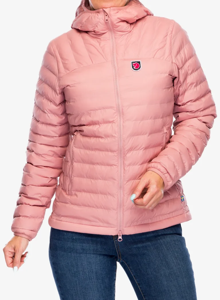 Geaca izolată pentru femei Fjallraven Expedition Latt Hoodie - dusty rose