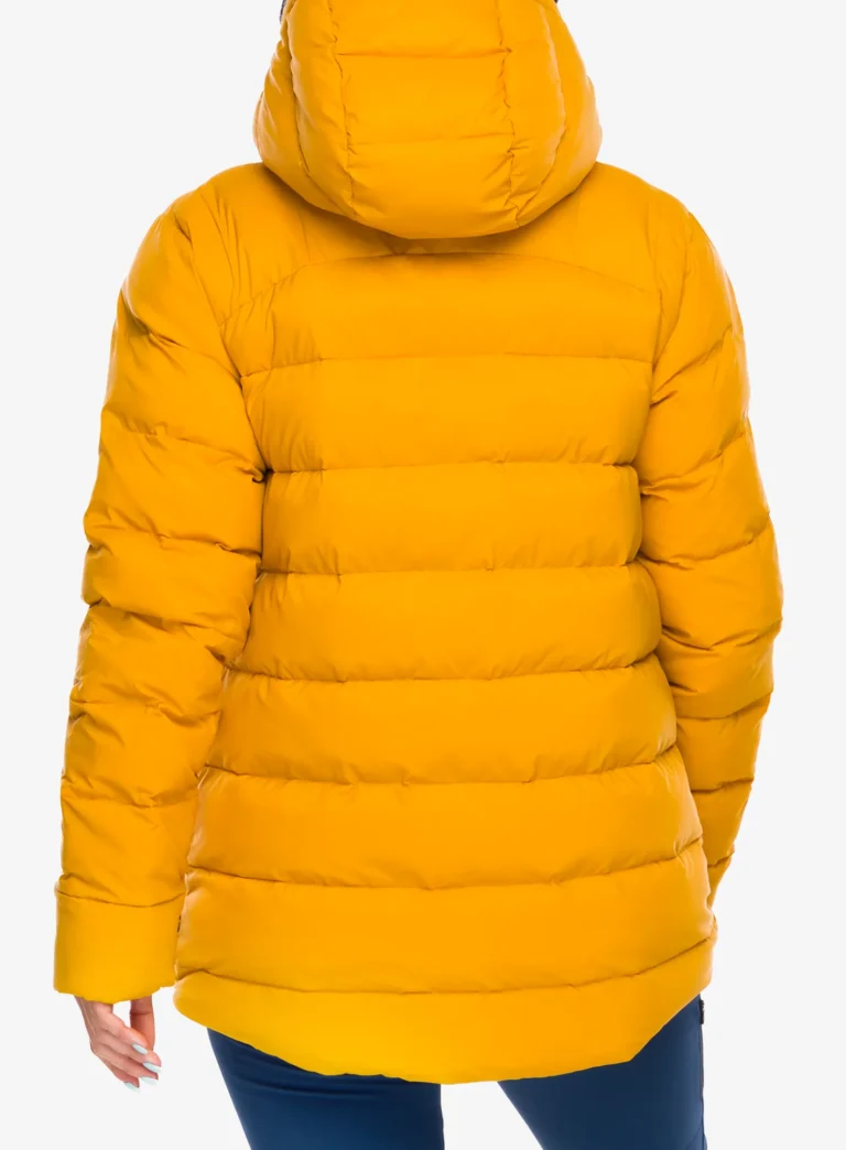 Geaca izolată pentru femei Fjallraven Expedition Mid Winter Jacket - mustard yellow/un blue preţ