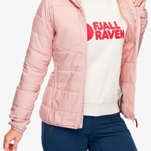 Preţ Geaca izolată pentru femei Fjallraven Keb Padded Hoodie - chalk rose