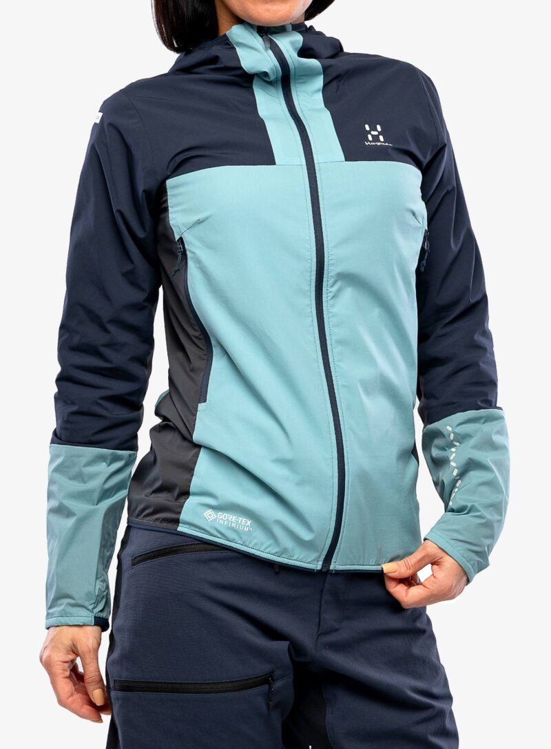 Cumpăra Geaca izolată pentru femei Haglofs L.I.M Alpha Hood - frost blue/tarn blue