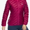 Geaca izolată pentru femei Haglofs Sarna Mimic Hood - deep pink