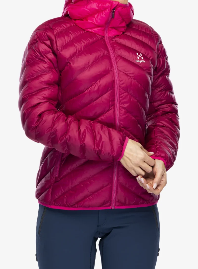 Cumpăra Geaca izolată pentru femei Haglofs Sarna Mimic Hood - deep pink