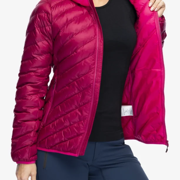 Preţ Geaca izolată pentru femei Haglofs Sarna Mimic Hood - deep pink