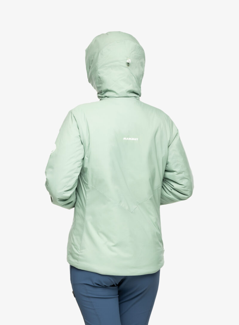 Original Geaca izolată pentru femei Mammut Rime IN Flex Hooded Jacket - jade