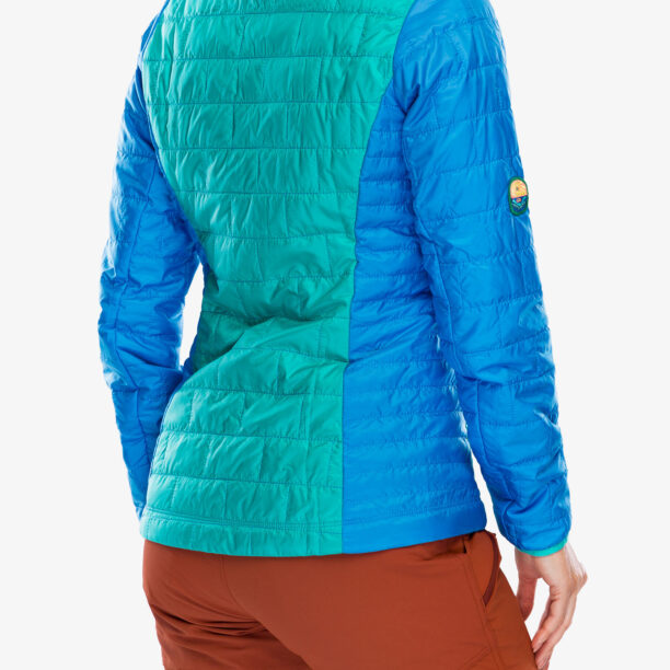 Geaca izolată pentru femei Patagonia Nano Puff Jacket - subtidal blue preţ