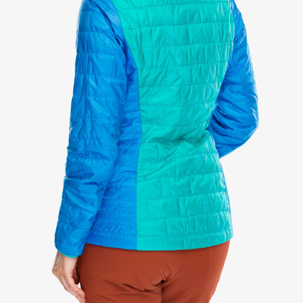 Original Geaca izolată pentru femei Patagonia Nano Puff Jacket - subtidal blue