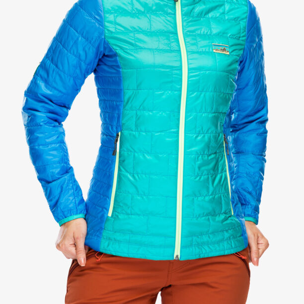 Geaca izolată pentru femei Patagonia Nano Puff Jacket - subtidal blue