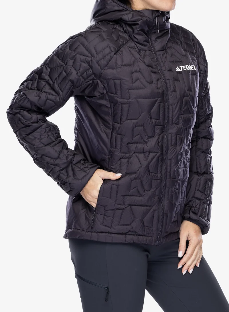 Preţ Geaca izolată pentru femei adidas TERREX Xperior PrimaLoft Loose Fill Insulated Hooded Jkt - aurora black