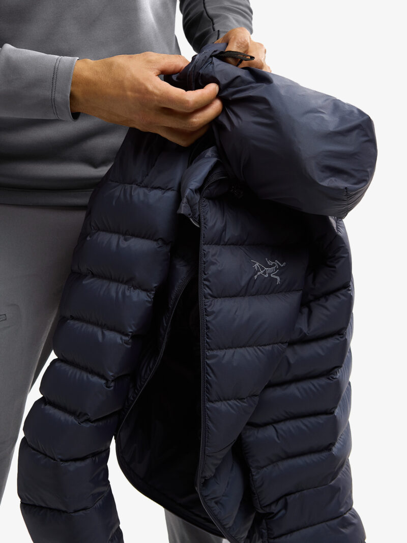 Original Geaca matlasata Arcteryx Cerium Hoody - blk sapphire