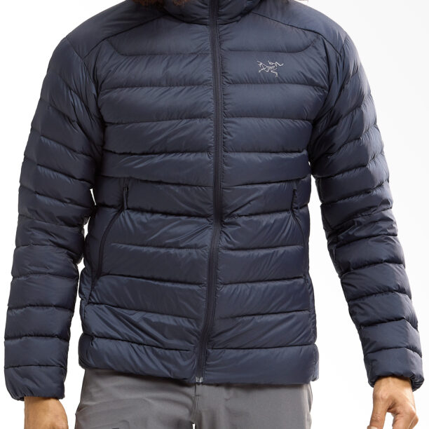 Geaca matlasata Arcteryx Cerium Hoody - blk sapphire