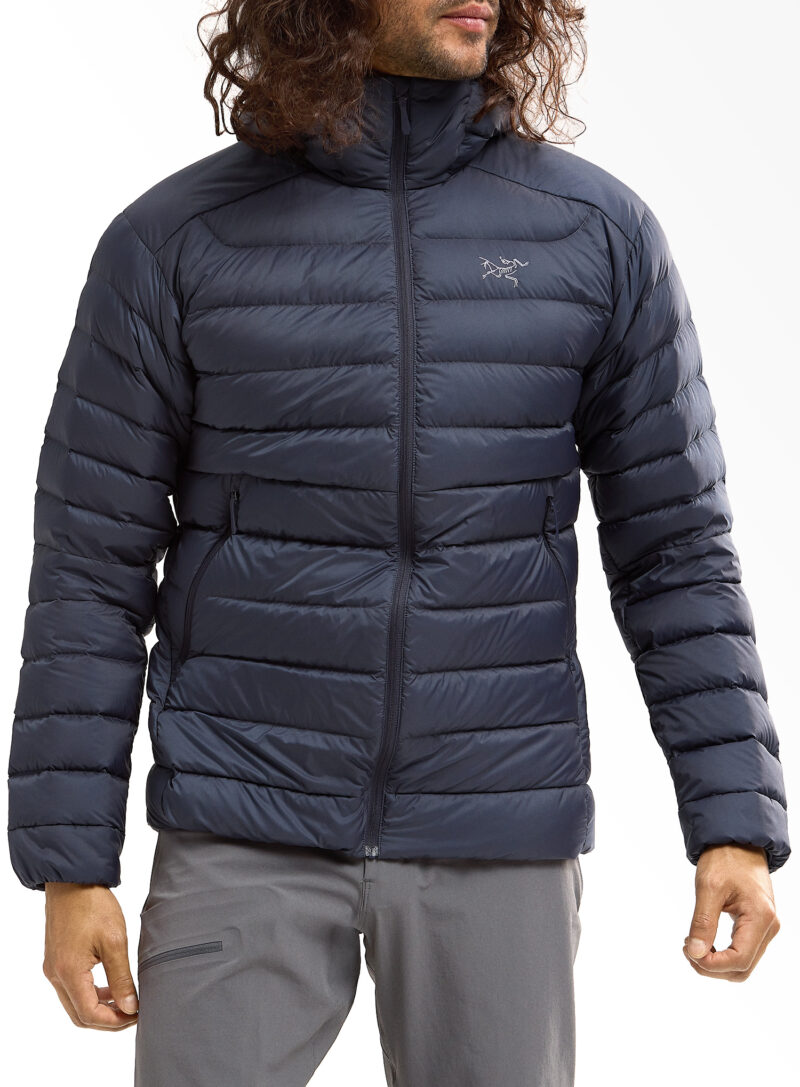 Geaca matlasata Arcteryx Cerium Hoody - blk sapphire