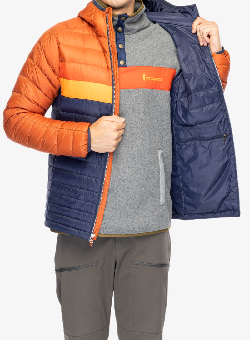 Original Geaca matlasata Cotopaxi Fuego Down Hooded Jacket - spice/maritime