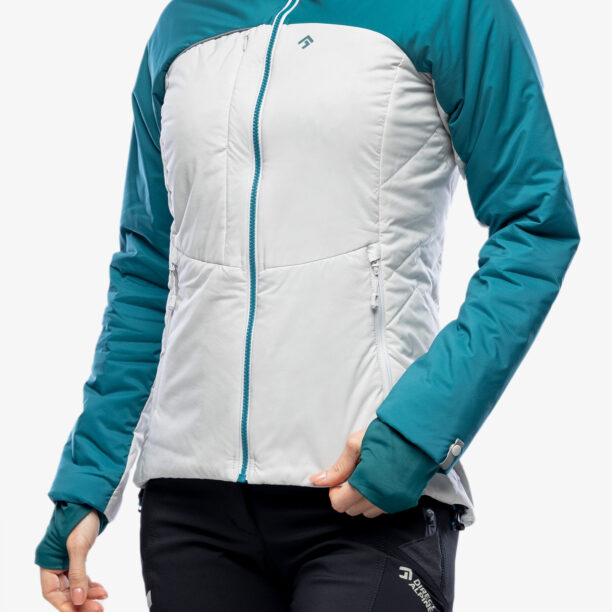 Geaca matlasata Direct Alpine Uniq Lady - emerald/grey