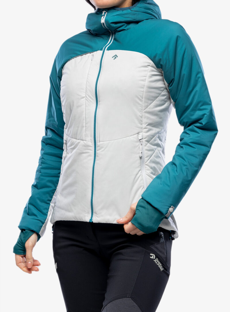 Geaca matlasata Direct Alpine Uniq Lady - emerald/grey