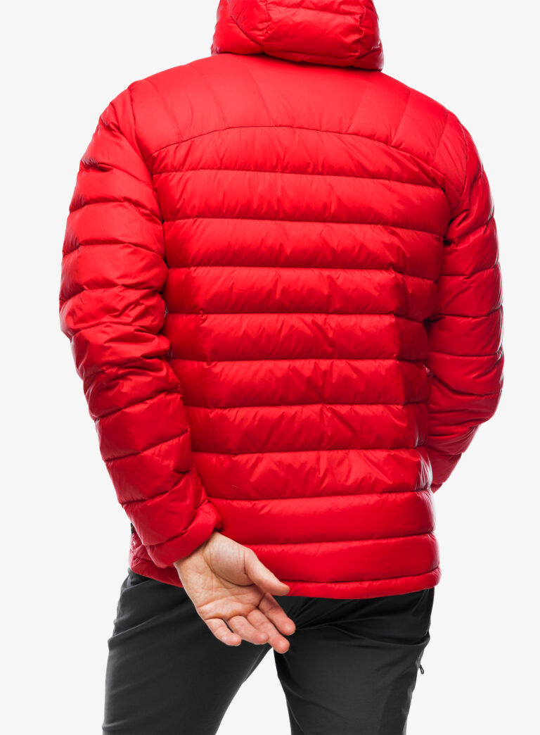 Geaca matlasata Fjallraven Expedition Pack Down Hoodie - true red preţ