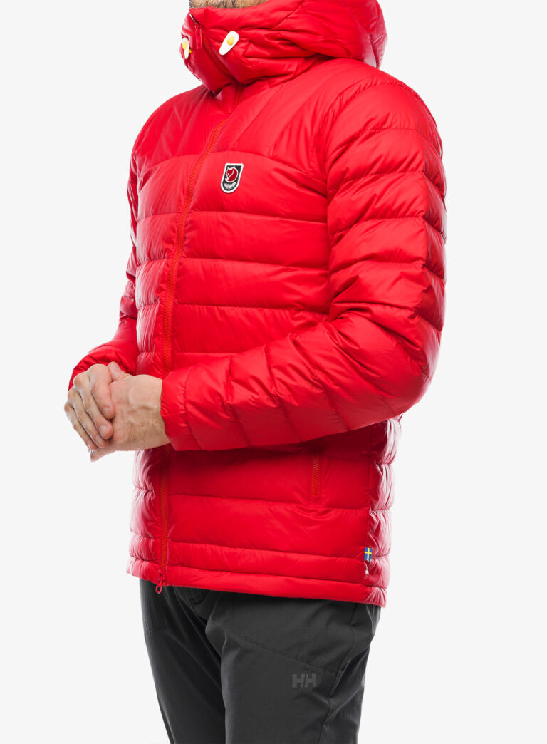 Cumpăra Geaca matlasata Fjallraven Expedition Pack Down Hoodie - true red