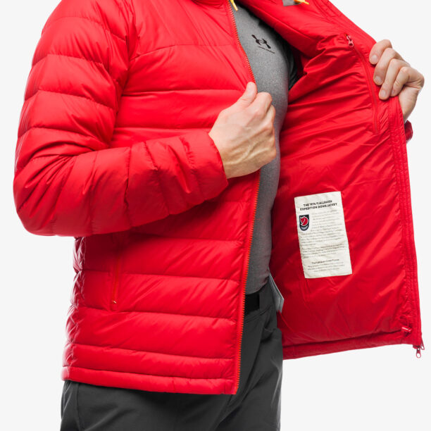 Preţ Geaca matlasata Fjallraven Expedition Pack Down Hoodie - true red