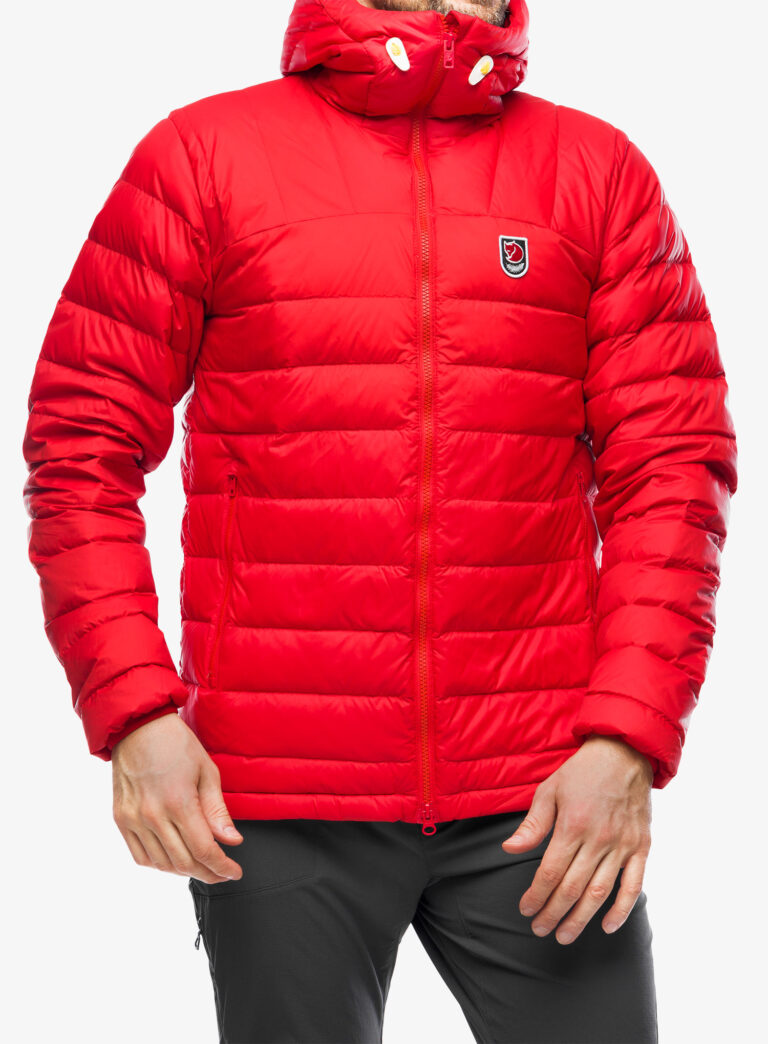 Geaca matlasata Fjallraven Expedition Pack Down Hoodie - true red