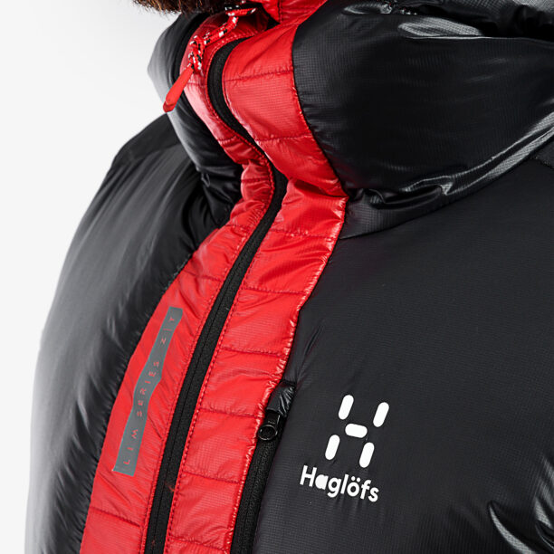 Original Geaca matlasata Haglofs L.I.M ZT Down Jacket - true black/zenith red