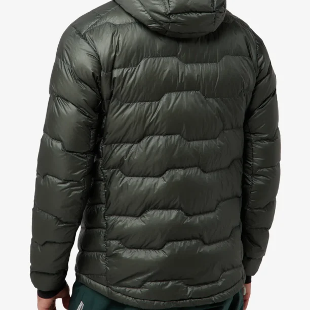 Geaca matlasata Jack Wolfskin Alpspitze Down Hoody - slate green preţ