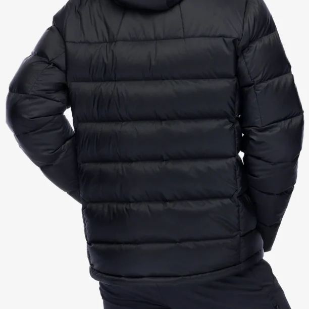 Geaca matlasata Jack Wolfskin Nebelhorn Down Hoody - black preţ